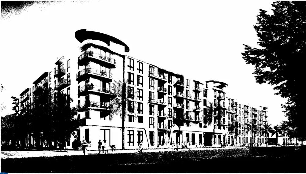 Rendering of MiMo Bay Apartments 2 from the applicant's filing (sheet A-5.01).