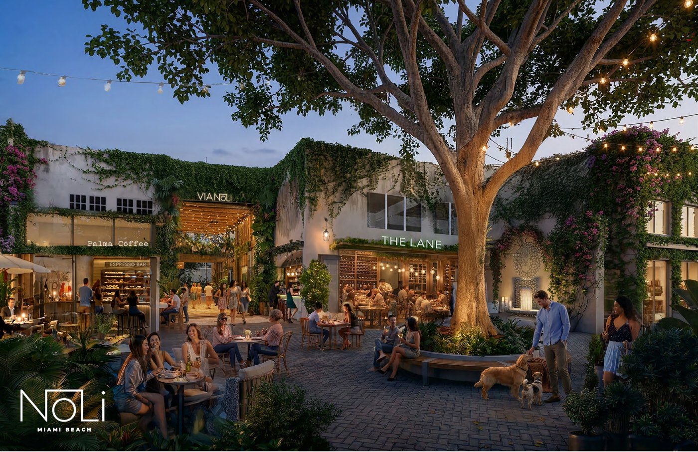 Vista conceptual de North Lincoln Lane